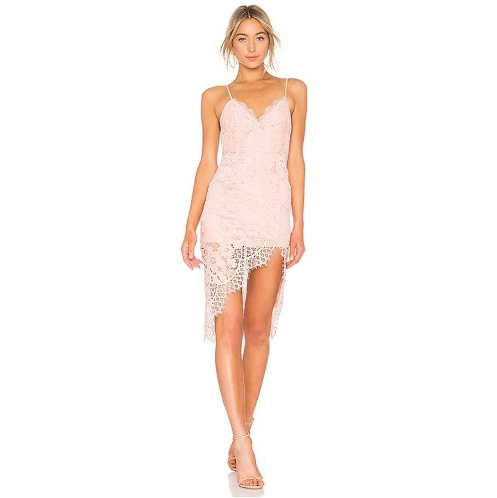 X BY NBD Nova Dress in Blush Pink